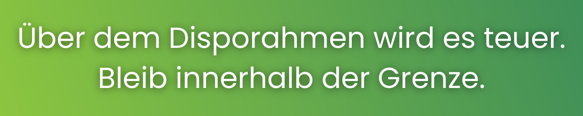 Konto überzogen kosten im Blick behalten